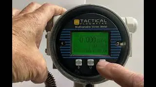 How to set up a TacticalFlowMeter Series VT-222 Multivariable Vortex Flow Meter.