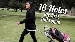 My First 18 Hole Round | Breaking 100 Series | Francesca Fox