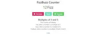 FizzBuzz Counter