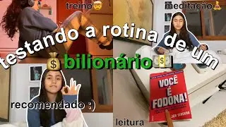testando a rotina de bilionários