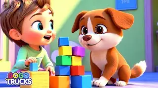 Bingo Song + More Nursery Rhymes & Kids Songs - GoGotrucks