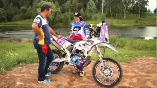 Телеканал АвтоПлюс, программа ДВА КОЛЕСА. Раллийный мотоцикл HUSQVARNA 450FE