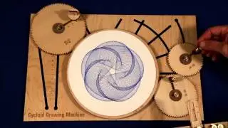 Joe Freedman's Amazing Cycloid Drawing Machine