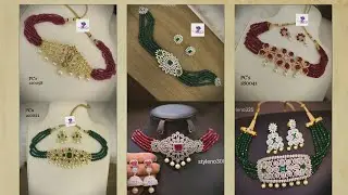Online choker collection / latest beads chokers design with affordable  prices / #choker