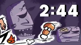 John Gutter 100% Speedrun in 2:44.95 - Pizza Tower