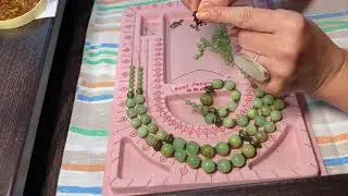 МК украшения на 3 нити. Вторая жизнь ожерелья для Татяны.