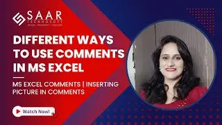 Different Ways to Use Comments in MS Excel | MS Excel Comments | Inserting Pictures in Comments