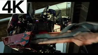 Трансформеры 1 Оптимус Прайм  Жестоко убивает Боункрашера в 4k