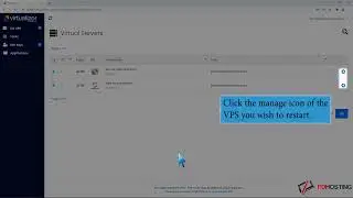 How to Reboot or Restart Your VPS using Virtualizor   PD Hosting
