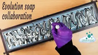 🐒🚶‍♂️Cold Process soap making, Evolution soap, Time on Earth series 🚶‍♂️🐒