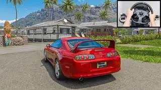 Toyota Supra - Crew Motorfest (Logitech G Steering Wheel) Gameplay