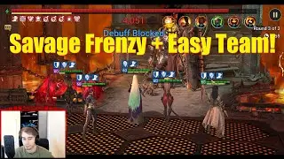 Fireknight 25 Savage Frenzy + Easy faction specific team. What champions are best?
