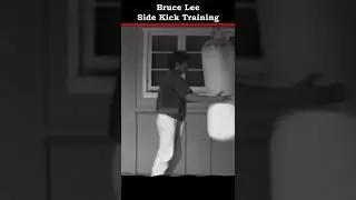 Bruce Lee Side Kick Training