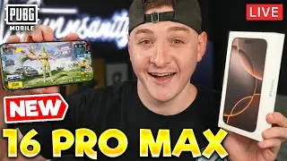 NEW IPHONE 16 PRO MAX PUBG MOBILE GAMEPLAY LIVE