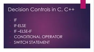 Lecture 16, Decision Controls, IF ELSE IF Ladder in C, C++ Complete in Urdu