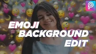 How to Edit Emoji Background on PicsArt • Wholesome Emoji Edit • Tutorial