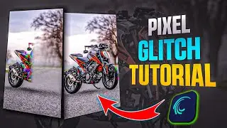 Pixel Glitch Effect Tutorial Alightmotion reels trending Pixel Glitch Effect edit alightmotion 2024
