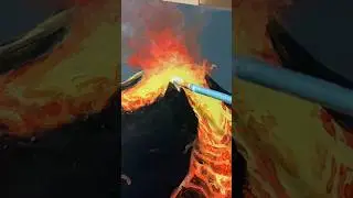 How to Paint: 🌋LAVA🌋 (beginner-friendly) 