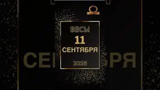 Весы - гороскоп 11 сентября 2025