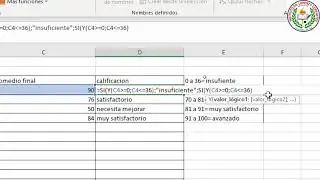 Curso Excel Funciones lógicas SI   Y   O Anidadas