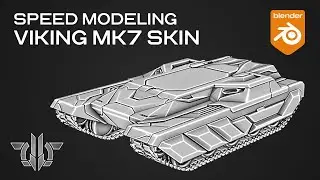 Tanki Online | Viking Mk7 Speed Modeling | Blender