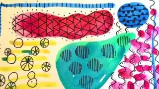 Easy Watercolor Line Art Project for Kids