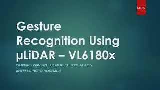 Gesture Recognition VL6180x