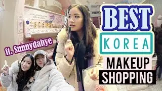 Shopping for THE BEST KOREAN MAKEUP in MYEONGDONG
