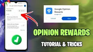 How To Use Google Opinion Rewards App | Google Opinion Rewards App Tutorial And Tips 