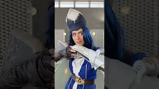 SHOOT YOUR SHOT 💙 Arcane Group #Arcane #Caitvi #cosplay #comiccon #comedy #skit  #leagueoflegends