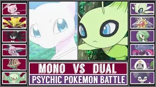 Psychic Pokémon Battle | TEAM MEW vs TEAM CELEBI