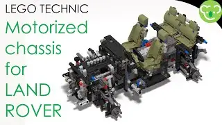 [MOD] Motorized chassis for LEGO Technic 42110 Land Rover Defender - powered by Buwizz