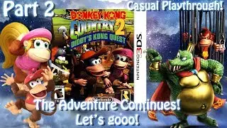 [3DS] Donkey Kong Country 2 Diddy's Kong Quest[Part 2] We Continue! [Net disconnected]