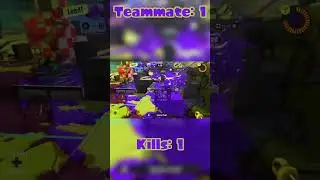 I would’ve died if my teammate wasn’t there | #splatoon #splatoon3 #killstreak #teammate