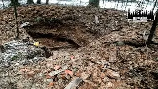 Раскопки пустого немецкого блиндажа #1 \ Excavation of the German empty blindage ww2 | EE88