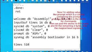 How to make a bootloader in assembly