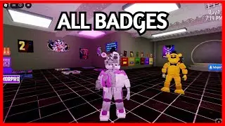 How to get ALL BADGES in FNaF Sister Location Multiverse RP (Roblox)