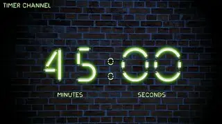 45 Minute Timer - Lofi Hip Hop Beats to Study & Relax