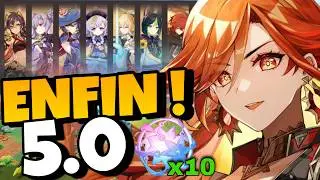 NATLAN EST PARFAIT ! Anniversaire, sélecteur d’artefacts et nouveautés 5.0 Genshin impact fr