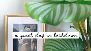 a quiet day in lockdown | vlog 🍵📖