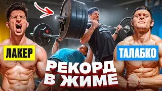 ЛАКЕР vs ТАЛАБКО: ДИКАЯ ПРОВЕРКА СИЛОВЫХ в КАЧАЛКЕ! / он уничтожил меня?!