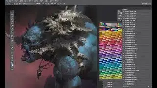 Digital Painting The Orc part 01/1