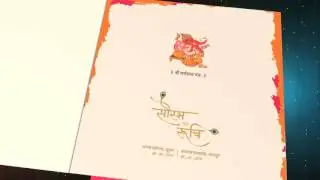 Animated wedding card by Studio Zero Mile Invitations