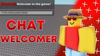How to create a CHAT WELCOMER in ROBLOX STUDIO 2021
