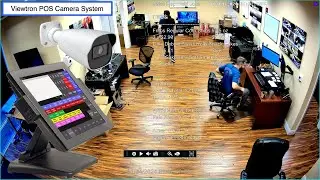 POS Text Camera Overlay & Recorded Text Search on Viewtron Security Camera System