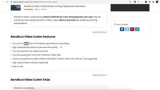Bandicut video cutter Review: Pricing - Features & Alternatives