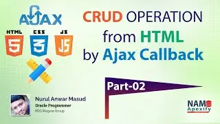 Crud Operation from HTML page in Oracle Apex by ajax callback (part-2)