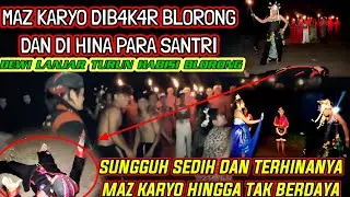 DEWI LANJAR DATANG SAAT MAS KARYO DIB4K4R DAN  DIHUJANI MAKIAN OLEH PARA SANTRINYA MENYEDIHKAN!!