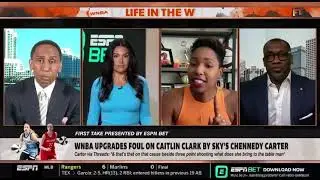 Monica McNutt First Take cooks Stephen A Smith