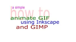 How To Animate Gif Simple Using Inkscape and Gimp
